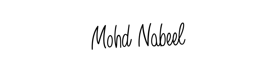 Also we have Mohd Nabeel name is the best signature style. Create professional handwritten signature collection using Angelique-Rose-font-FFP autograph style. Mohd Nabeel signature style 5 images and pictures png