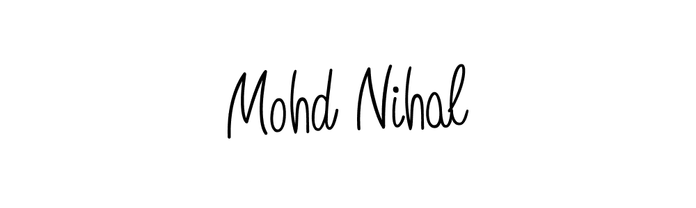 Here are the top 10 professional signature styles for the name Mohd Nihal. These are the best autograph styles you can use for your name. Mohd Nihal signature style 5 images and pictures png