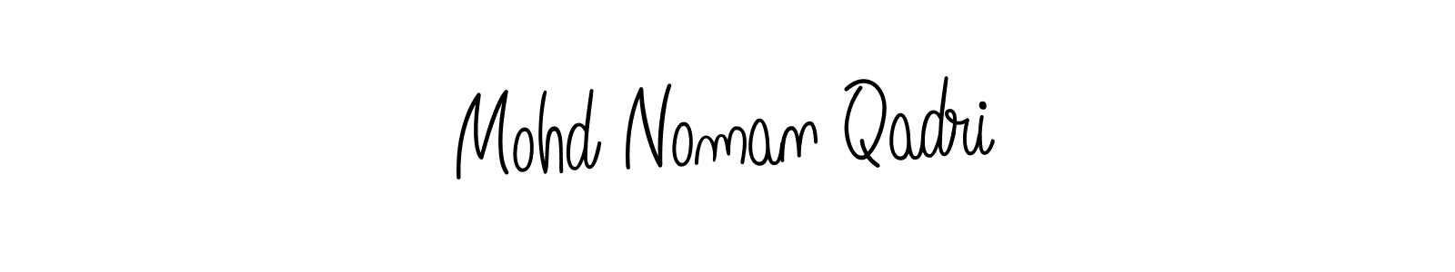 How to make Mohd Noman Qadri name signature. Use Angelique-Rose-font-FFP style for creating short signs online. This is the latest handwritten sign. Mohd Noman Qadri signature style 5 images and pictures png