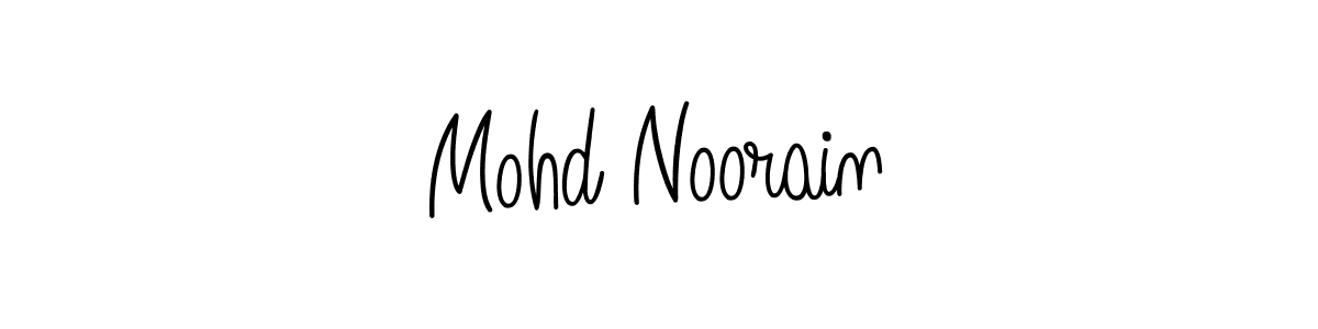 Mohd Noorain stylish signature style. Best Handwritten Sign (Angelique-Rose-font-FFP) for my name. Handwritten Signature Collection Ideas for my name Mohd Noorain. Mohd Noorain signature style 5 images and pictures png