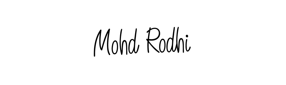 Best and Professional Signature Style for Mohd Rodhi. Angelique-Rose-font-FFP Best Signature Style Collection. Mohd Rodhi signature style 5 images and pictures png