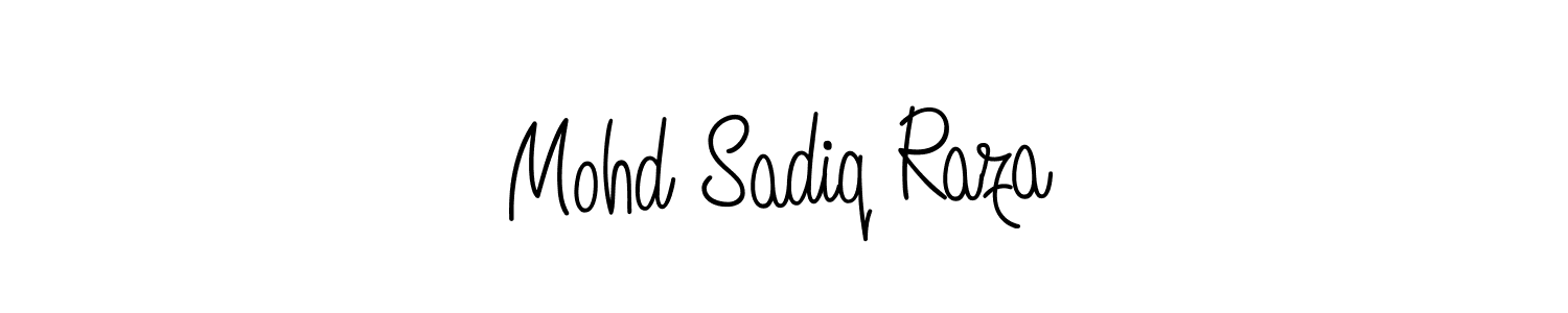 You can use this online signature creator to create a handwritten signature for the name Mohd Sadiq Raza. This is the best online autograph maker. Mohd Sadiq Raza signature style 5 images and pictures png