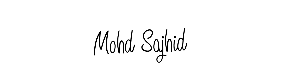 Similarly Angelique-Rose-font-FFP is the best handwritten signature design. Signature creator online .You can use it as an online autograph creator for name Mohd Sajhid. Mohd Sajhid signature style 5 images and pictures png