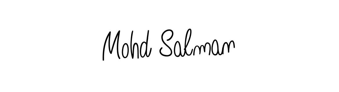 Create a beautiful signature design for name Mohd Salman. With this signature (Angelique-Rose-font-FFP) fonts, you can make a handwritten signature for free. Mohd Salman signature style 5 images and pictures png