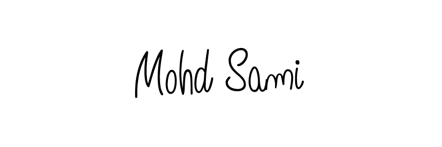 Mohd Sami stylish signature style. Best Handwritten Sign (Angelique-Rose-font-FFP) for my name. Handwritten Signature Collection Ideas for my name Mohd Sami. Mohd Sami signature style 5 images and pictures png