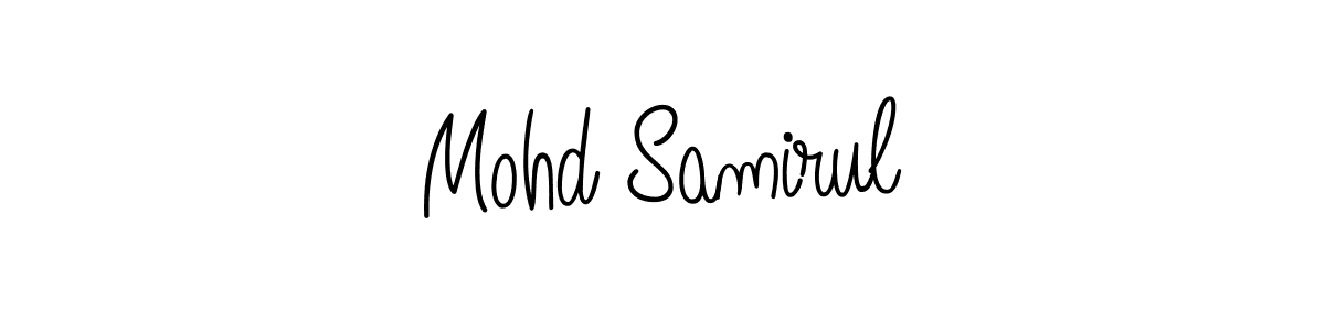 It looks lik you need a new signature style for name Mohd Samirul. Design unique handwritten (Angelique-Rose-font-FFP) signature with our free signature maker in just a few clicks. Mohd Samirul signature style 5 images and pictures png