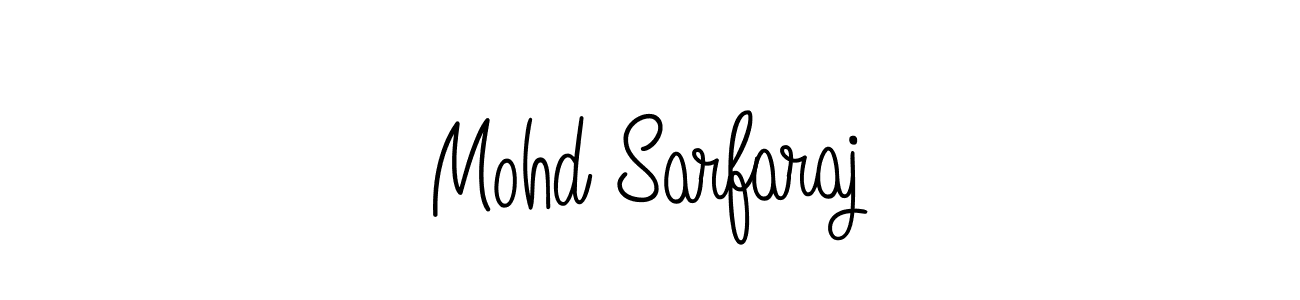 Mohd Sarfaraj stylish signature style. Best Handwritten Sign (Angelique-Rose-font-FFP) for my name. Handwritten Signature Collection Ideas for my name Mohd Sarfaraj. Mohd Sarfaraj signature style 5 images and pictures png