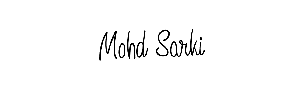 Design your own signature with our free online signature maker. With this signature software, you can create a handwritten (Angelique-Rose-font-FFP) signature for name Mohd Sarki. Mohd Sarki signature style 5 images and pictures png