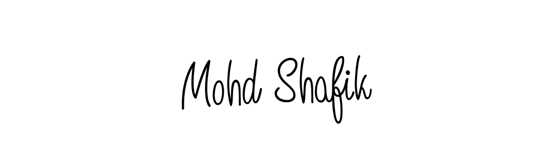 Also we have Mohd Shafik name is the best signature style. Create professional handwritten signature collection using Angelique-Rose-font-FFP autograph style. Mohd Shafik signature style 5 images and pictures png