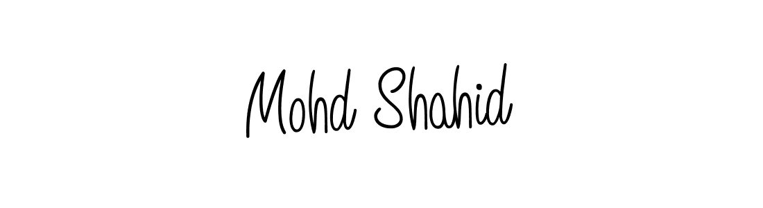 Make a beautiful signature design for name Mohd Shahid. Use this online signature maker to create a handwritten signature for free. Mohd Shahid signature style 5 images and pictures png