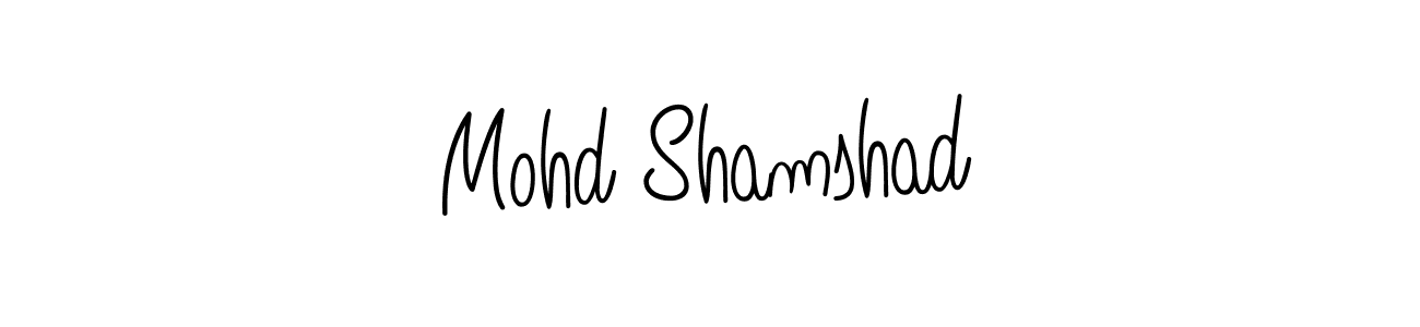 Once you've used our free online signature maker to create your best signature Angelique-Rose-font-FFP style, it's time to enjoy all of the benefits that Mohd Shamshad name signing documents. Mohd Shamshad signature style 5 images and pictures png