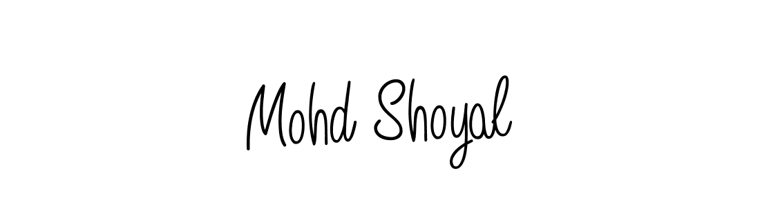 Once you've used our free online signature maker to create your best signature Angelique-Rose-font-FFP style, it's time to enjoy all of the benefits that Mohd Shoyal name signing documents. Mohd Shoyal signature style 5 images and pictures png