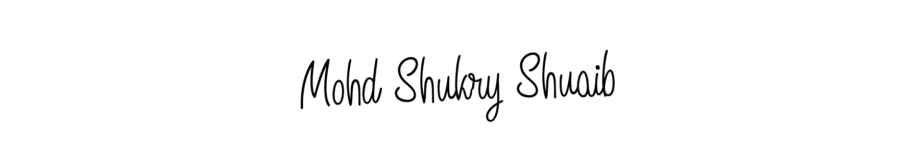 This is the best signature style for the Mohd Shukry Shuaib name. Also you like these signature font (Angelique-Rose-font-FFP). Mix name signature. Mohd Shukry Shuaib signature style 5 images and pictures png