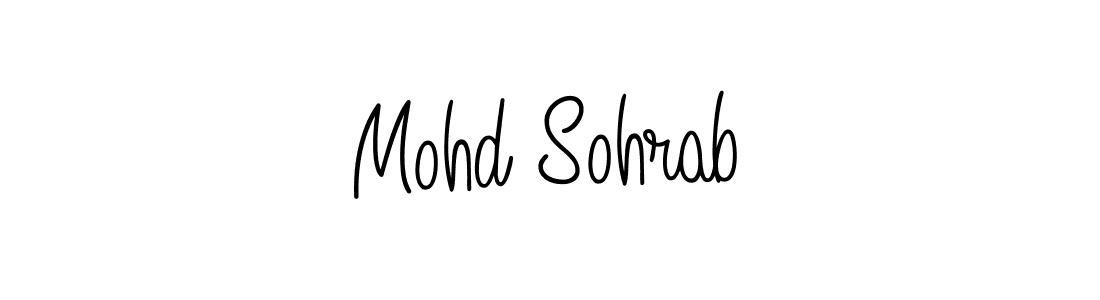 Create a beautiful signature design for name Mohd Sohrab. With this signature (Angelique-Rose-font-FFP) fonts, you can make a handwritten signature for free. Mohd Sohrab signature style 5 images and pictures png