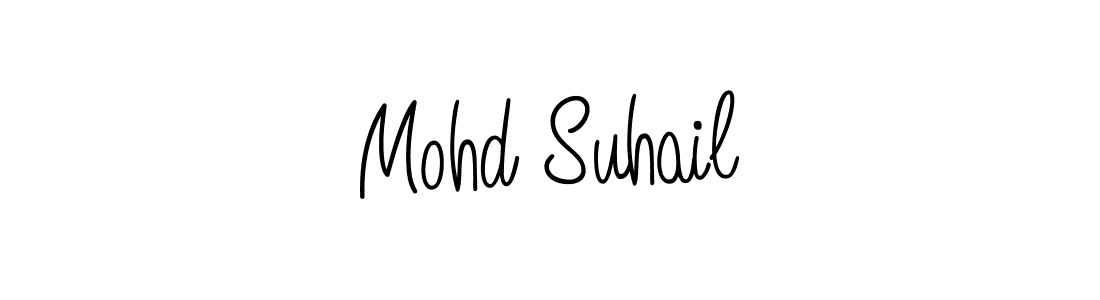 Mohd Suhail stylish signature style. Best Handwritten Sign (Angelique-Rose-font-FFP) for my name. Handwritten Signature Collection Ideas for my name Mohd Suhail. Mohd Suhail signature style 5 images and pictures png