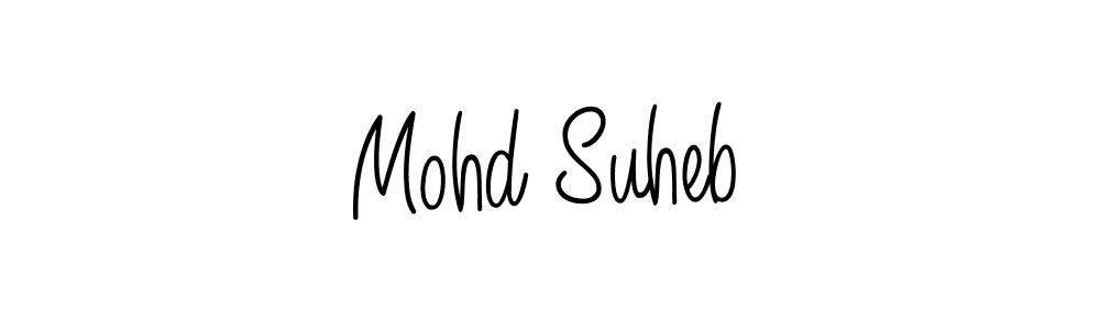 Also we have Mohd Suheb name is the best signature style. Create professional handwritten signature collection using Angelique-Rose-font-FFP autograph style. Mohd Suheb signature style 5 images and pictures png