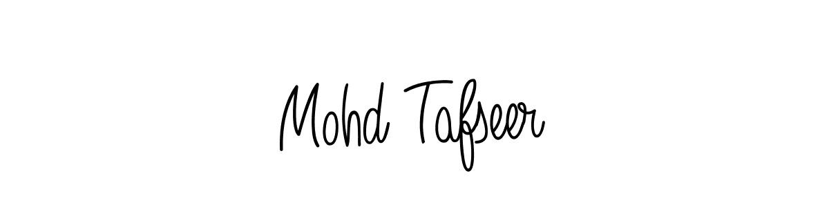 Make a beautiful signature design for name Mohd Tafseer. Use this online signature maker to create a handwritten signature for free. Mohd Tafseer signature style 5 images and pictures png