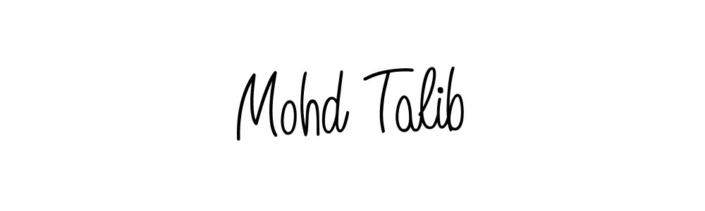 Also we have Mohd Talib name is the best signature style. Create professional handwritten signature collection using Angelique-Rose-font-FFP autograph style. Mohd Talib signature style 5 images and pictures png