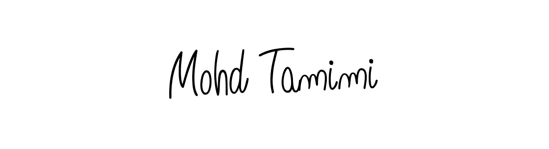 Make a beautiful signature design for name Mohd Tamimi. With this signature (Angelique-Rose-font-FFP) style, you can create a handwritten signature for free. Mohd Tamimi signature style 5 images and pictures png