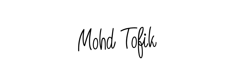 Also we have Mohd Tofik name is the best signature style. Create professional handwritten signature collection using Angelique-Rose-font-FFP autograph style. Mohd Tofik signature style 5 images and pictures png