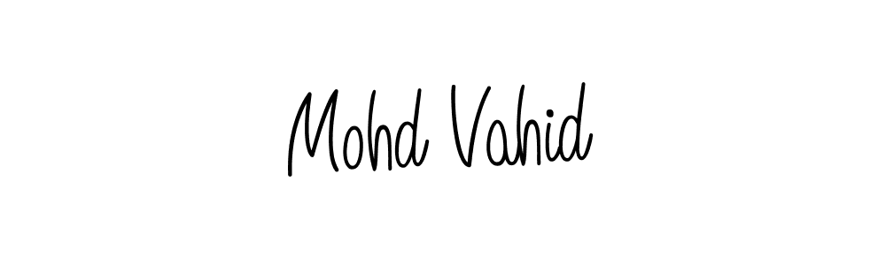 Best and Professional Signature Style for Mohd Vahid. Angelique-Rose-font-FFP Best Signature Style Collection. Mohd Vahid signature style 5 images and pictures png