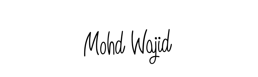 Mohd Wajid stylish signature style. Best Handwritten Sign (Angelique-Rose-font-FFP) for my name. Handwritten Signature Collection Ideas for my name Mohd Wajid. Mohd Wajid signature style 5 images and pictures png