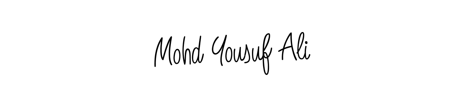 Once you've used our free online signature maker to create your best signature Angelique-Rose-font-FFP style, it's time to enjoy all of the benefits that Mohd Yousuf Ali name signing documents. Mohd Yousuf Ali signature style 5 images and pictures png