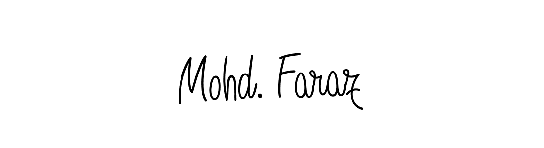 It looks lik you need a new signature style for name Mohd. Faraz. Design unique handwritten (Angelique-Rose-font-FFP) signature with our free signature maker in just a few clicks. Mohd. Faraz signature style 5 images and pictures png