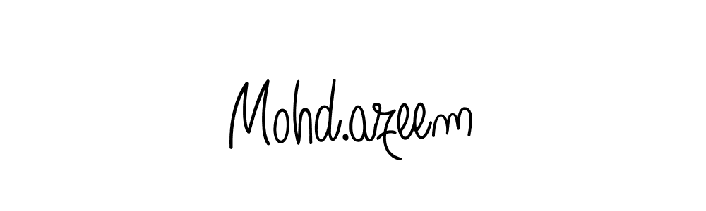 Once you've used our free online signature maker to create your best signature Angelique-Rose-font-FFP style, it's time to enjoy all of the benefits that Mohd.azeem name signing documents. Mohd.azeem signature style 5 images and pictures png