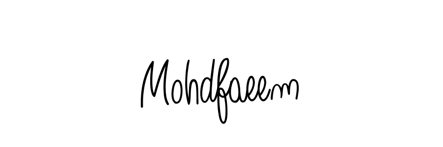 Mohdfaeem stylish signature style. Best Handwritten Sign (Angelique-Rose-font-FFP) for my name. Handwritten Signature Collection Ideas for my name Mohdfaeem. Mohdfaeem signature style 5 images and pictures png