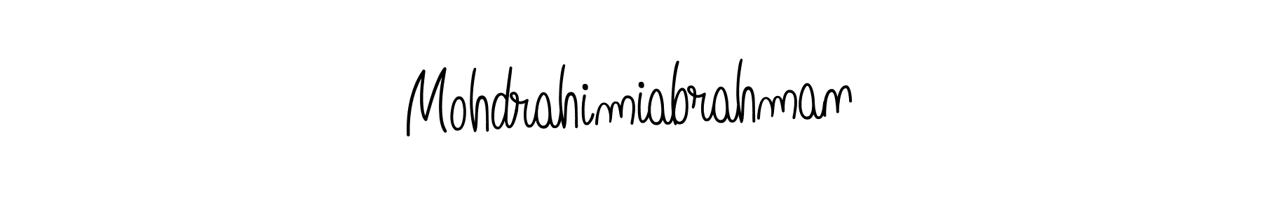 Best and Professional Signature Style for Mohdrahimiabrahman. Angelique-Rose-font-FFP Best Signature Style Collection. Mohdrahimiabrahman signature style 5 images and pictures png