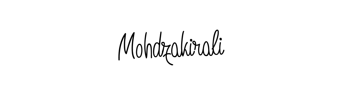 How to make Mohdzakirali name signature. Use Angelique-Rose-font-FFP style for creating short signs online. This is the latest handwritten sign. Mohdzakirali signature style 5 images and pictures png