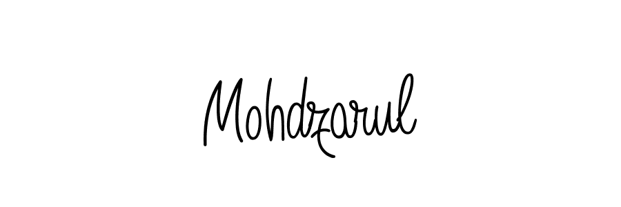 Mohdzarul stylish signature style. Best Handwritten Sign (Angelique-Rose-font-FFP) for my name. Handwritten Signature Collection Ideas for my name Mohdzarul. Mohdzarul signature style 5 images and pictures png