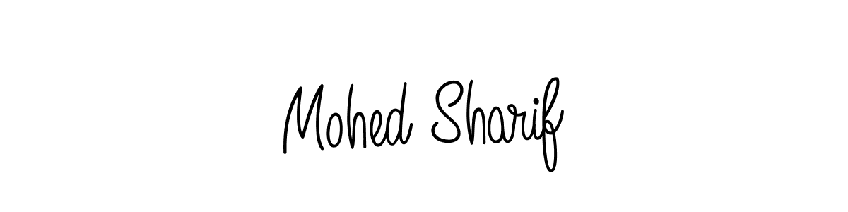 Create a beautiful signature design for name Mohed Sharif. With this signature (Angelique-Rose-font-FFP) fonts, you can make a handwritten signature for free. Mohed Sharif signature style 5 images and pictures png