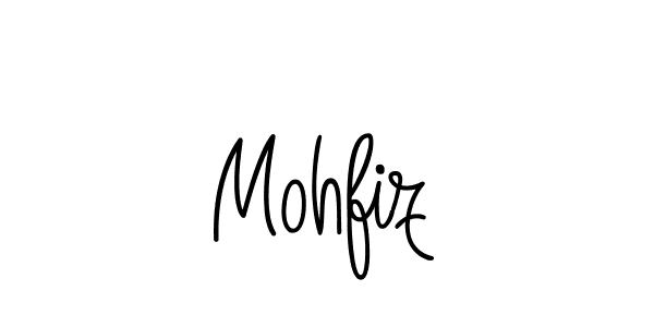 How to make Mohfiz name signature. Use Angelique-Rose-font-FFP style for creating short signs online. This is the latest handwritten sign. Mohfiz signature style 5 images and pictures png