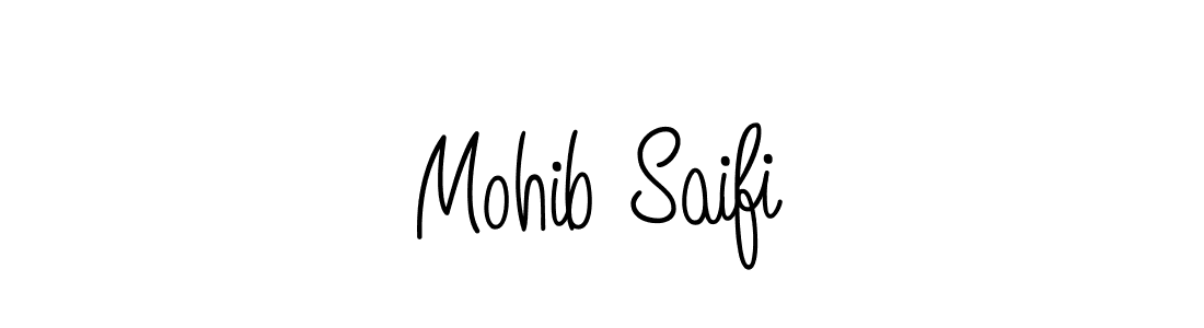 Create a beautiful signature design for name Mohib Saifi. With this signature (Angelique-Rose-font-FFP) fonts, you can make a handwritten signature for free. Mohib Saifi signature style 5 images and pictures png