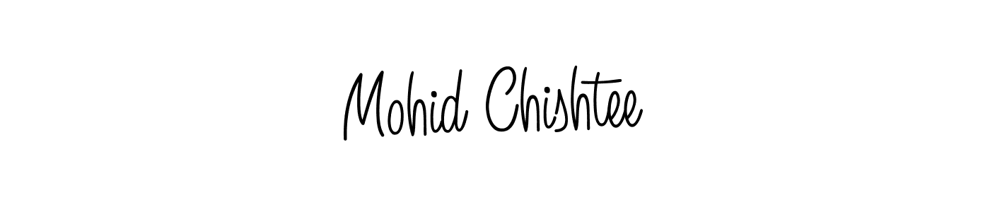 Use a signature maker to create a handwritten signature online. With this signature software, you can design (Angelique-Rose-font-FFP) your own signature for name Mohid Chishtee. Mohid Chishtee signature style 5 images and pictures png
