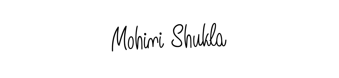 Use a signature maker to create a handwritten signature online. With this signature software, you can design (Angelique-Rose-font-FFP) your own signature for name Mohini Shukla. Mohini Shukla signature style 5 images and pictures png