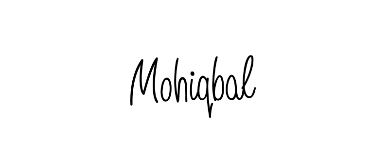 Also we have Mohiqbal name is the best signature style. Create professional handwritten signature collection using Angelique-Rose-font-FFP autograph style. Mohiqbal signature style 5 images and pictures png