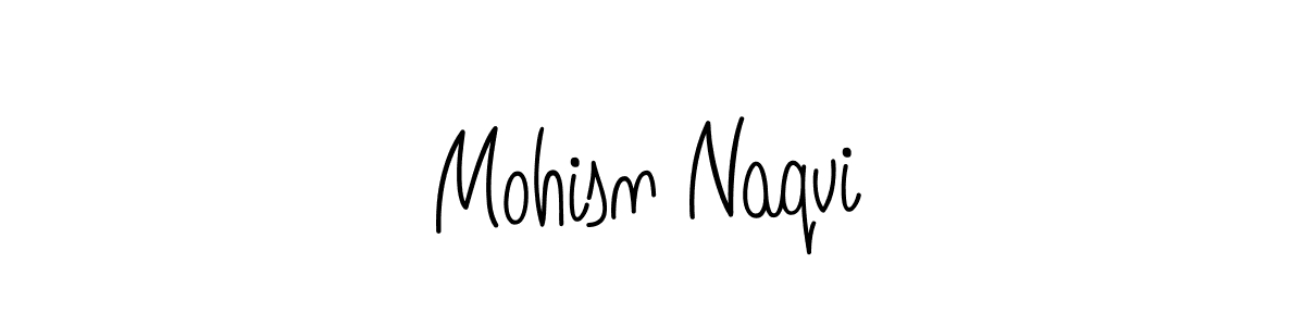 Design your own signature with our free online signature maker. With this signature software, you can create a handwritten (Angelique-Rose-font-FFP) signature for name Mohisn Naqvi. Mohisn Naqvi signature style 5 images and pictures png