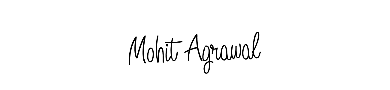 Make a beautiful signature design for name Mohit Agrawal. With this signature (Angelique-Rose-font-FFP) style, you can create a handwritten signature for free. Mohit Agrawal signature style 5 images and pictures png