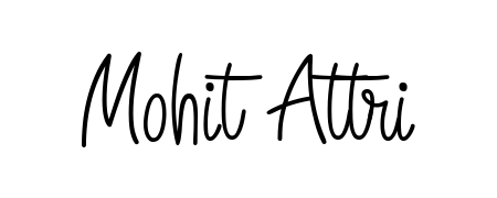 The best way (Angelique-Rose-font-FFP) to make a short signature is to pick only two or three words in your name. For converting this name Mohit Attri. Mohit Attri signature style 5 images and pictures png