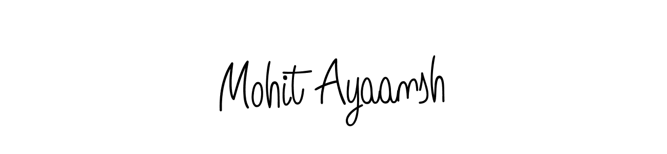 Here are the top 10 professional signature styles for the name Mohit Ayaansh. These are the best autograph styles you can use for your name. Mohit Ayaansh signature style 5 images and pictures png