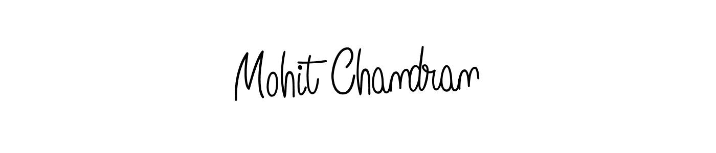 Mohit Chandran stylish signature style. Best Handwritten Sign (Angelique-Rose-font-FFP) for my name. Handwritten Signature Collection Ideas for my name Mohit Chandran. Mohit Chandran signature style 5 images and pictures png