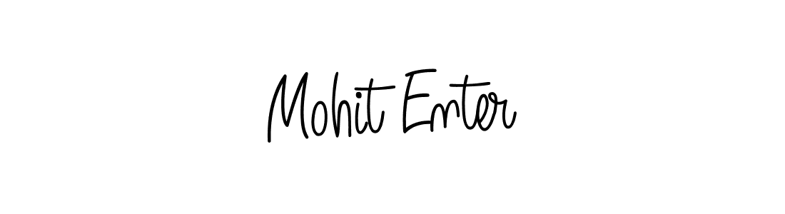 How to make Mohit Enter signature? Angelique-Rose-font-FFP is a professional autograph style. Create handwritten signature for Mohit Enter name. Mohit Enter signature style 5 images and pictures png
