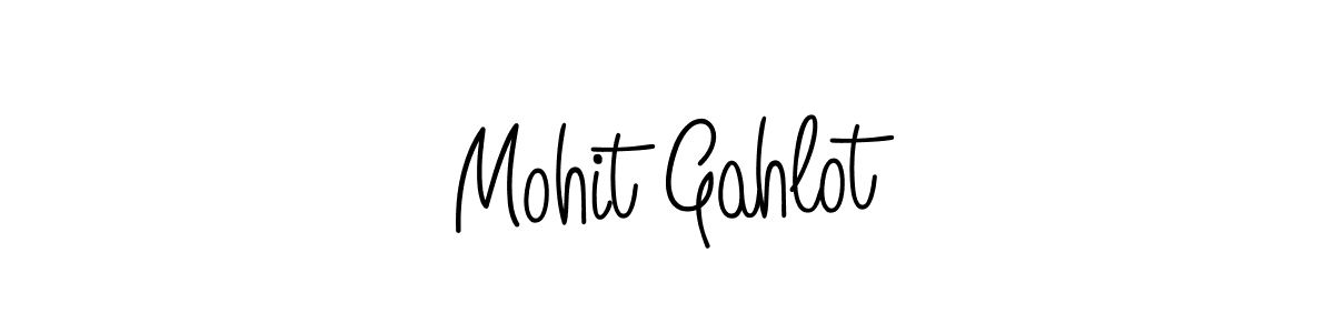 Create a beautiful signature design for name Mohit Gahlot. With this signature (Angelique-Rose-font-FFP) fonts, you can make a handwritten signature for free. Mohit Gahlot signature style 5 images and pictures png