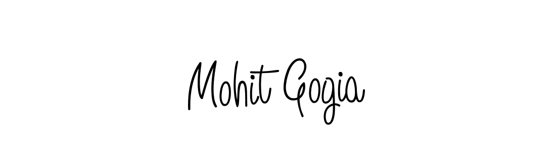 Make a beautiful signature design for name Mohit Gogia. With this signature (Angelique-Rose-font-FFP) style, you can create a handwritten signature for free. Mohit Gogia signature style 5 images and pictures png