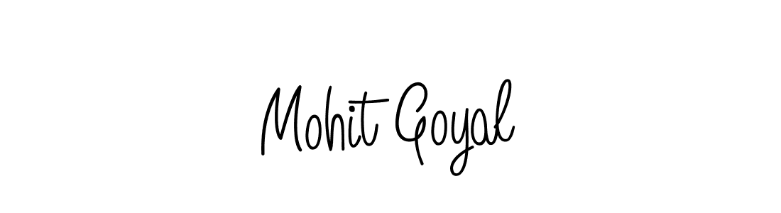 Mohit Goyal stylish signature style. Best Handwritten Sign (Angelique-Rose-font-FFP) for my name. Handwritten Signature Collection Ideas for my name Mohit Goyal. Mohit Goyal signature style 5 images and pictures png