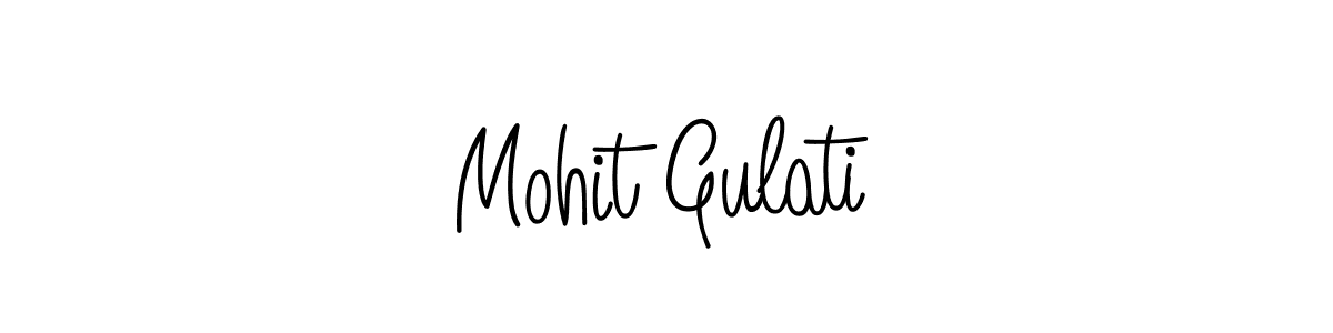 You should practise on your own different ways (Angelique-Rose-font-FFP) to write your name (Mohit Gulati) in signature. don't let someone else do it for you. Mohit Gulati signature style 5 images and pictures png
