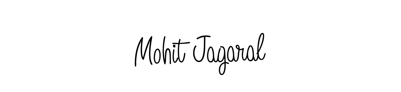 Mohit Jagaral stylish signature style. Best Handwritten Sign (Angelique-Rose-font-FFP) for my name. Handwritten Signature Collection Ideas for my name Mohit Jagaral. Mohit Jagaral signature style 5 images and pictures png
